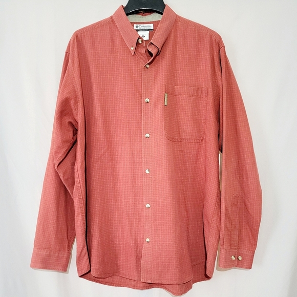 Columbia Casual Button Up shirt mens size XL Long Sleeve 100% Cotton - Picture 1 of 9
